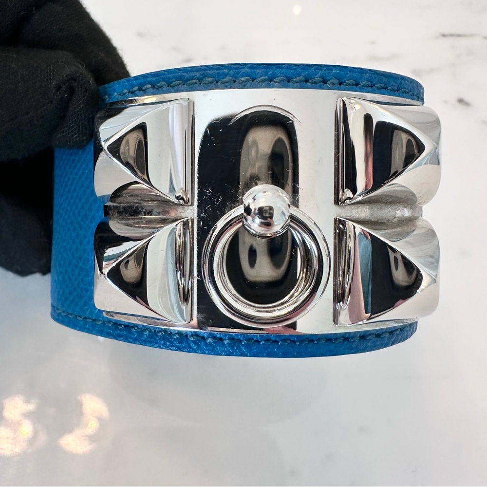 Hermes leather Collier De Chien bracelet